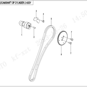 camshaft of cylinder 2