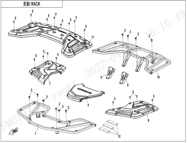 rack cforce 625