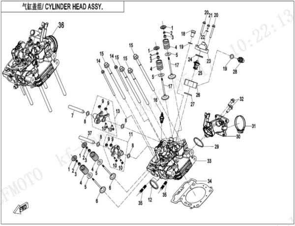 cylinder head cforce 625