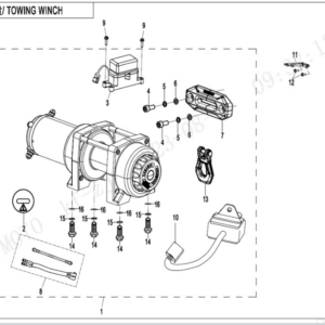 Towing winch CFORCE 850