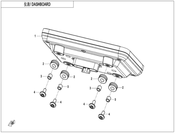 Dashboard CFORCE 850