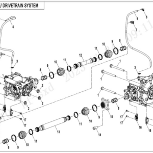 drivetrain system CFORCE 850