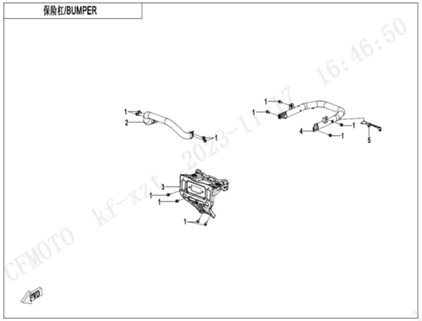 Bumper CFORCE 850