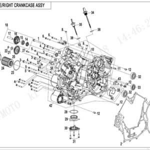 right crankcase CFORCE 850