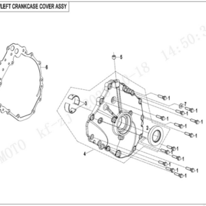 crankcase cover CFORCE 850