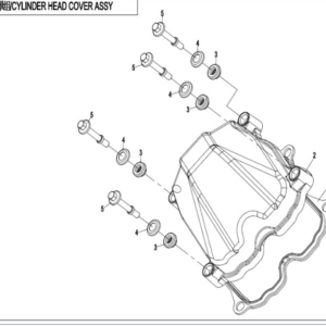 Cylinder head cover CFORCE 850