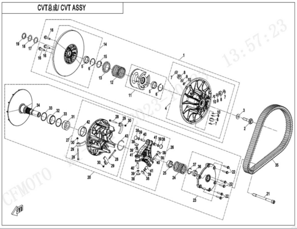 CVT CFORCE 850