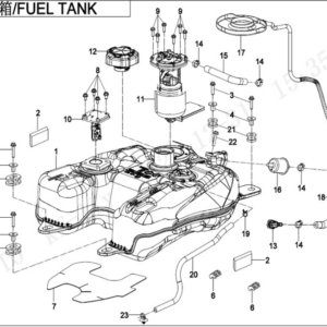 Fuel tank cforce 520 L