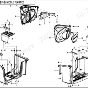 Middle plastics 1 CFORCE 520 L
