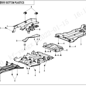 bottom plastics cforce 520 L