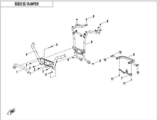 bumper CFORCE 520 L
