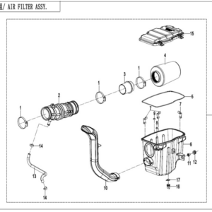 air filter cforce 520 l
