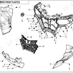 front plastics cforce 450