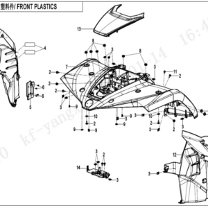 front plastics 2 CFORCE 450