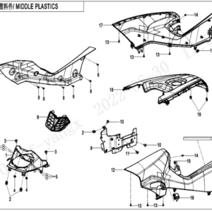 Middle plastics CFORCE 450