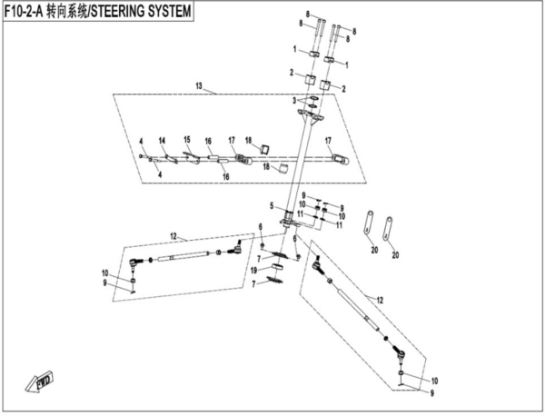 Steering system cforce 450
