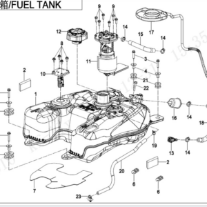 fuel tank cforce 450