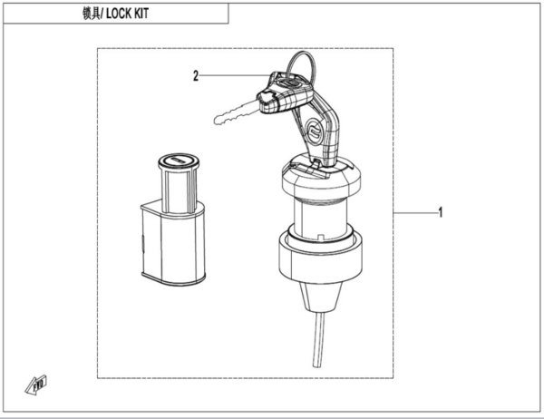 lock kit CFORCE 450