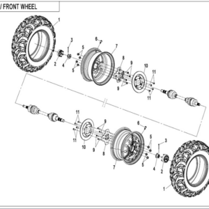 front wheel cforce 450