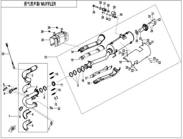Muffler goes 500