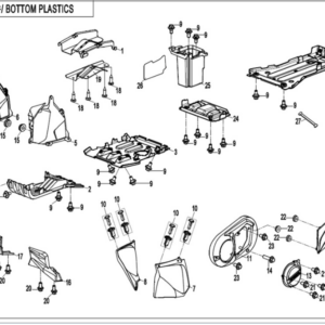 Bottom plastics Goes 500