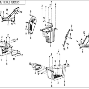 middle plastics cforce 110 EV