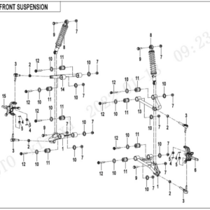 front suspension cforce 110 ev
