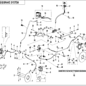 brake system cforce 110 ev