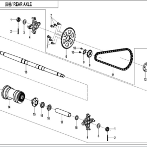 rear axle cforce 110 ev