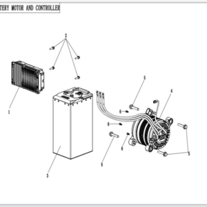 Battery motor CFORCE 110 EV