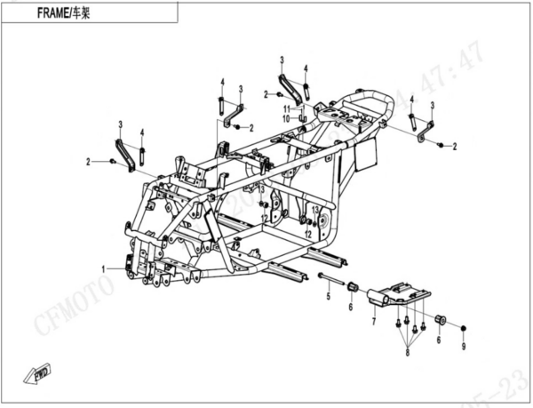 frame cforce 110