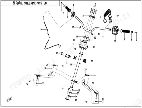 Steering system cforce 110