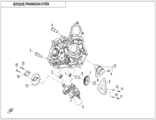 transmission system cforce 110