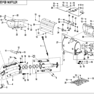 Muffler zforce 950