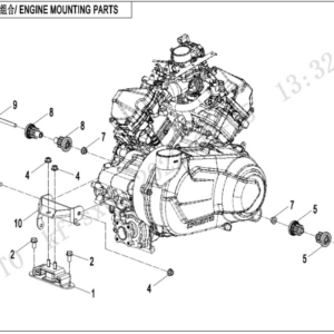 Engine mounting parts zforce 950