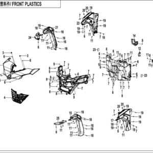 front plastics zforce 950