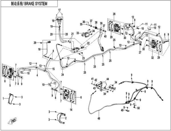 brake system zforce 950