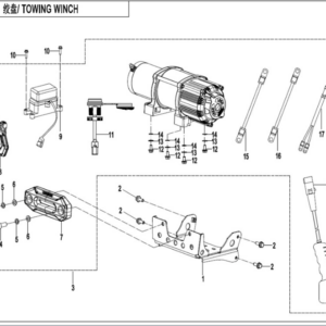 Towing winch zforce 950