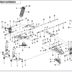 rear suspension uforce 600