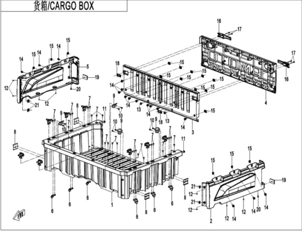 cargo box uforce 600