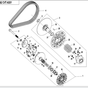 cvt uforce 600