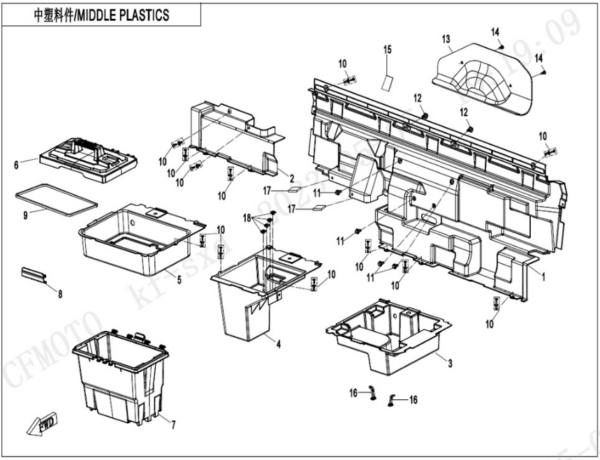 Middle plastics UFORCE 1000