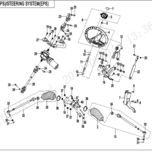 Steering system uforce 1000