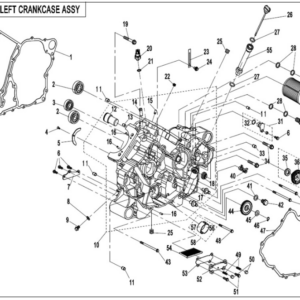 Left crankcase uforce 1000