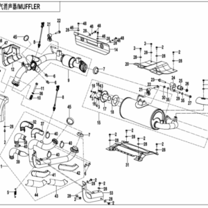 Muffler UFORCE 1000 XL