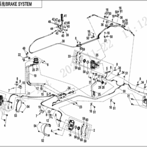 brake system uforce 1000 xl